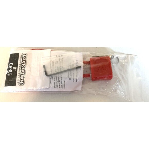 LockDown Gun Safety Lockdown Pistol Shotgun Rifle Child Safety 11" Cable New - Picture 2 of 3